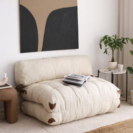 Atelier Del Sofa Fold Teddy 2 - Cream